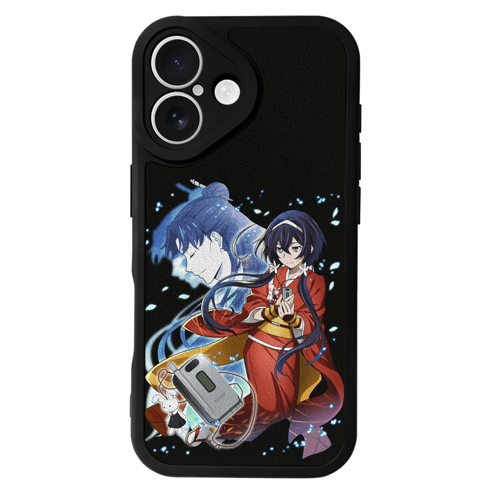 （画像用） 文豪ストレイドッグス Bungo Stray Dogs 【iPhone 16シリーズ対応】シリコンスマホケース（レザー調） 材質：シリコン